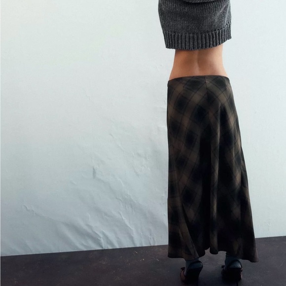 ZARA MIDI SKIRT - Picture 6 of 8